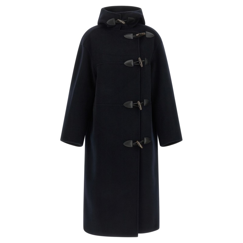'Duffle' reversible coat with alamari
