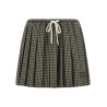 Tartan pleated skirt