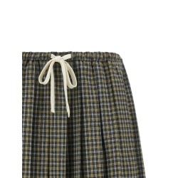 Tartan pleated skirt