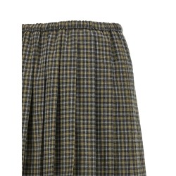 Tartan pleated skirt