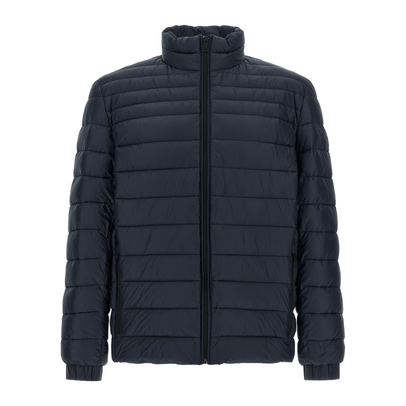 Quilted down jacket