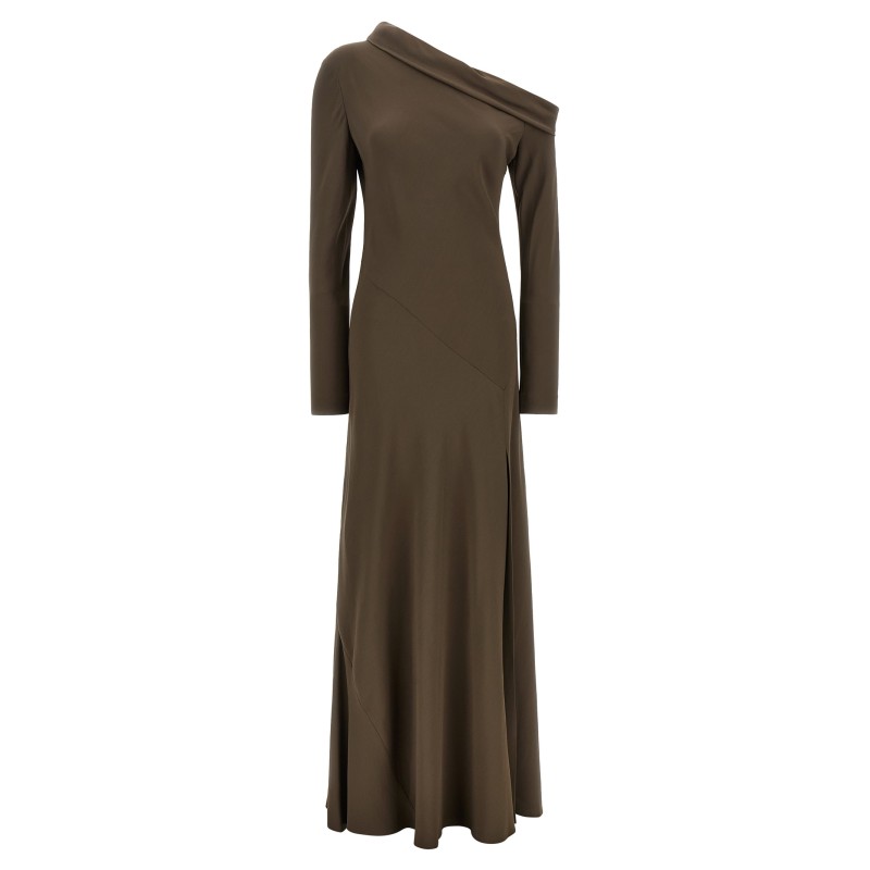 Bare shoulder dress