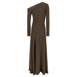 Bare shoulder dress