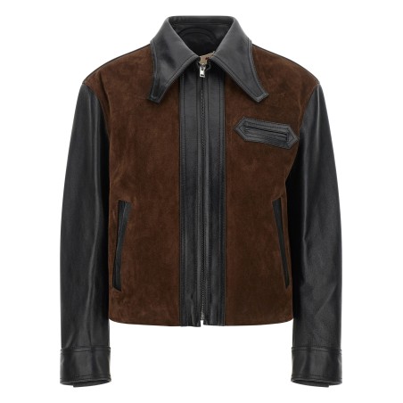 Leather and suede jacket