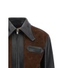 Leather and suede jacket