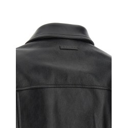 Leather and suede jacket