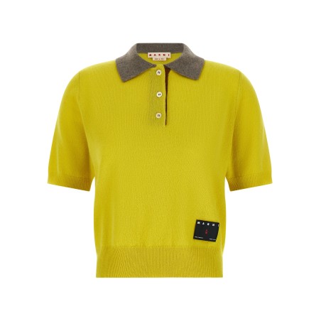 Cashmere polo shirt