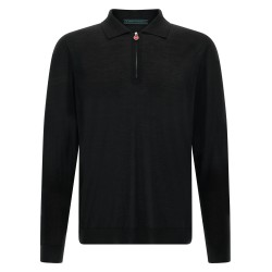 Wool polo shirt 14 microns