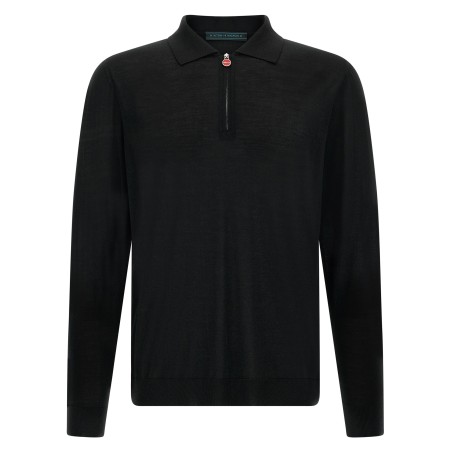 Wool polo shirt 14 microns