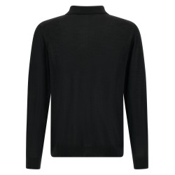 Wool polo shirt 14 microns