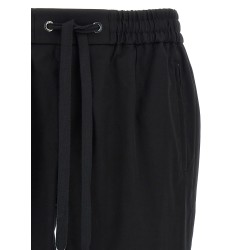 Logo plaque pants