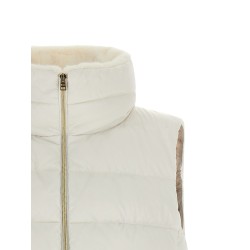 Technical satin vest