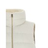 Technical satin vest