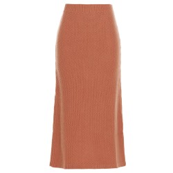Knit long skirt
