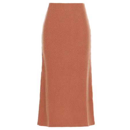 Knit long skirt