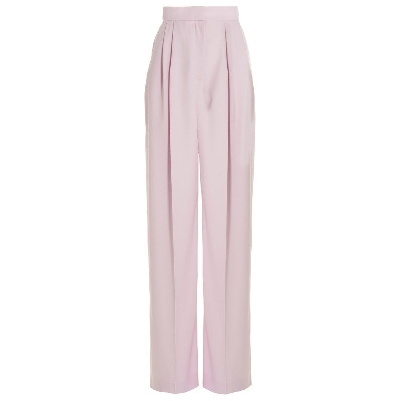 Pants with front pleats