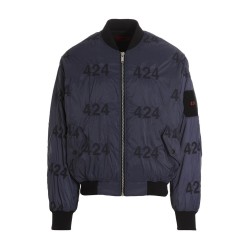 Reversible logo bomber jacket.