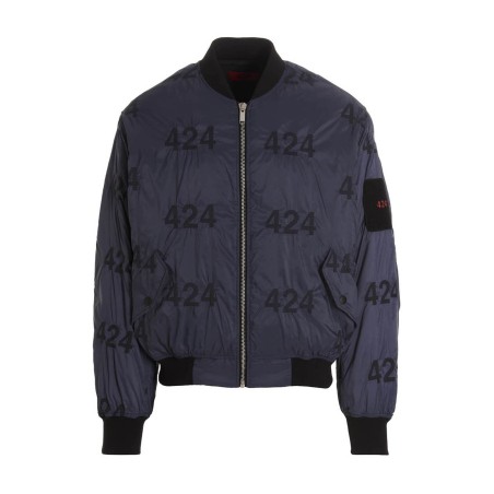 Reversible logo bomber jacket.