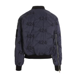 Reversible logo bomber jacket.