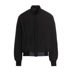 Reversible logo bomber jacket.