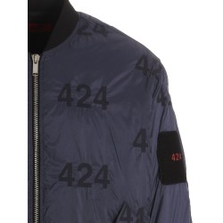 Reversible logo bomber jacket.