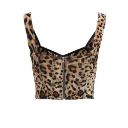 'Leopardo' bustier top