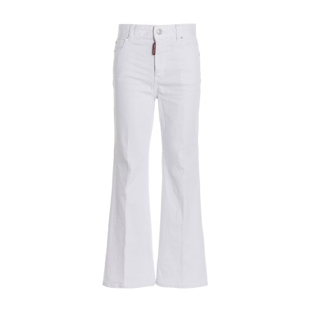 'Super Flared Cropped' jeans