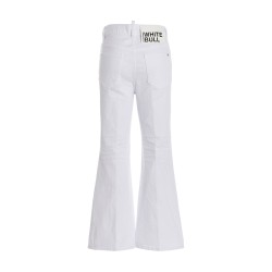 'Super Flared Cropped' jeans