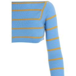 Cut-out cropped sweater