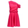 Draping neckline dress