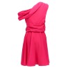 Draping neckline dress