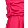 Draping neckline dress