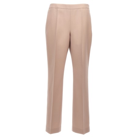Pleat wool pants