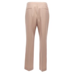 Pleat wool pants