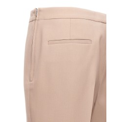 Pleat wool pants