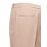 Pleat wool pants