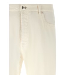 Logo embroidery jeans