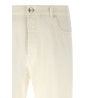 Logo embroidery jeans
