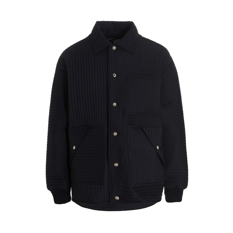 'Chore Quilted Stripes' down jacket
