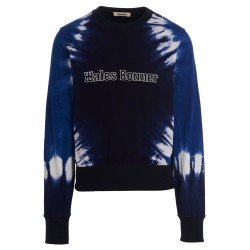 Logo embroidery tie dye sweatshirt