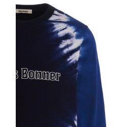 Logo embroidery tie dye sweatshirt