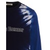 Logo embroidery tie dye sweatshirt