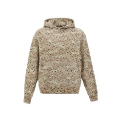 Felpa con cappuccio 'Camo leopard'
