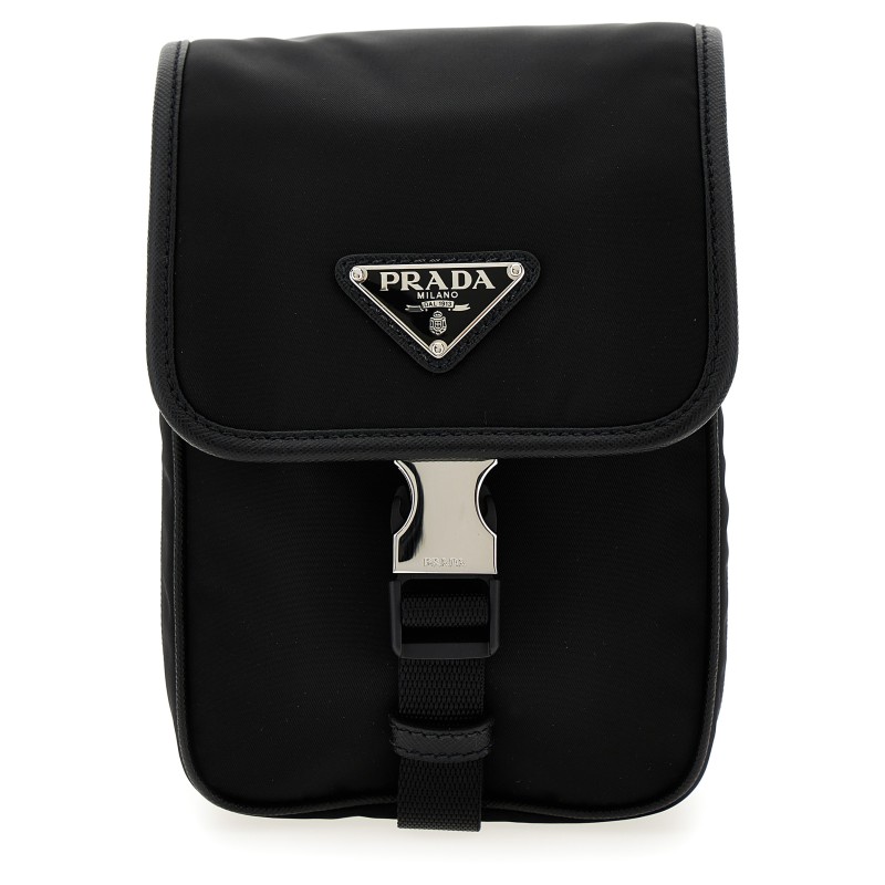 Re-Nylon logo crossbody bag