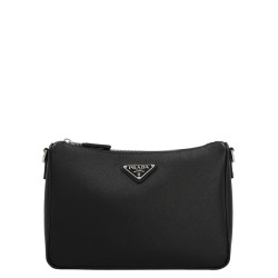 Re-Nylon & Saffiano crossbody bag