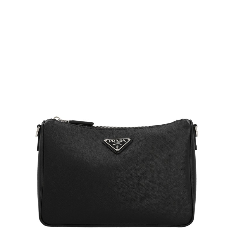 Re-Nylon & Saffiano crossbody bag