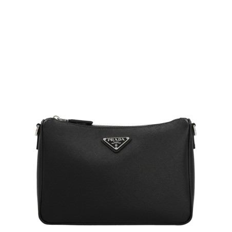 Re-Nylon & Saffiano crossbody bag