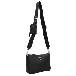 Re-Nylon & Saffiano crossbody bag