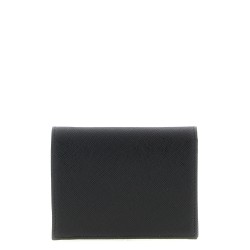 Logo leather wallet