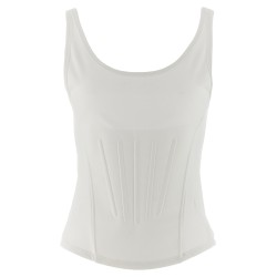 'Corseted' tank top